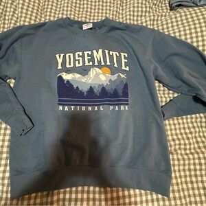 Yosemite National Park Blue Sweater